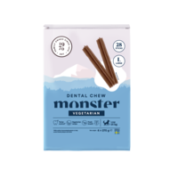 Monster Dog Dental Chew Vegetarian Large Month 28 pcs 1080 g
