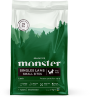 Monster Dog Grain Free Singles Lamb Small Bites 2 kg