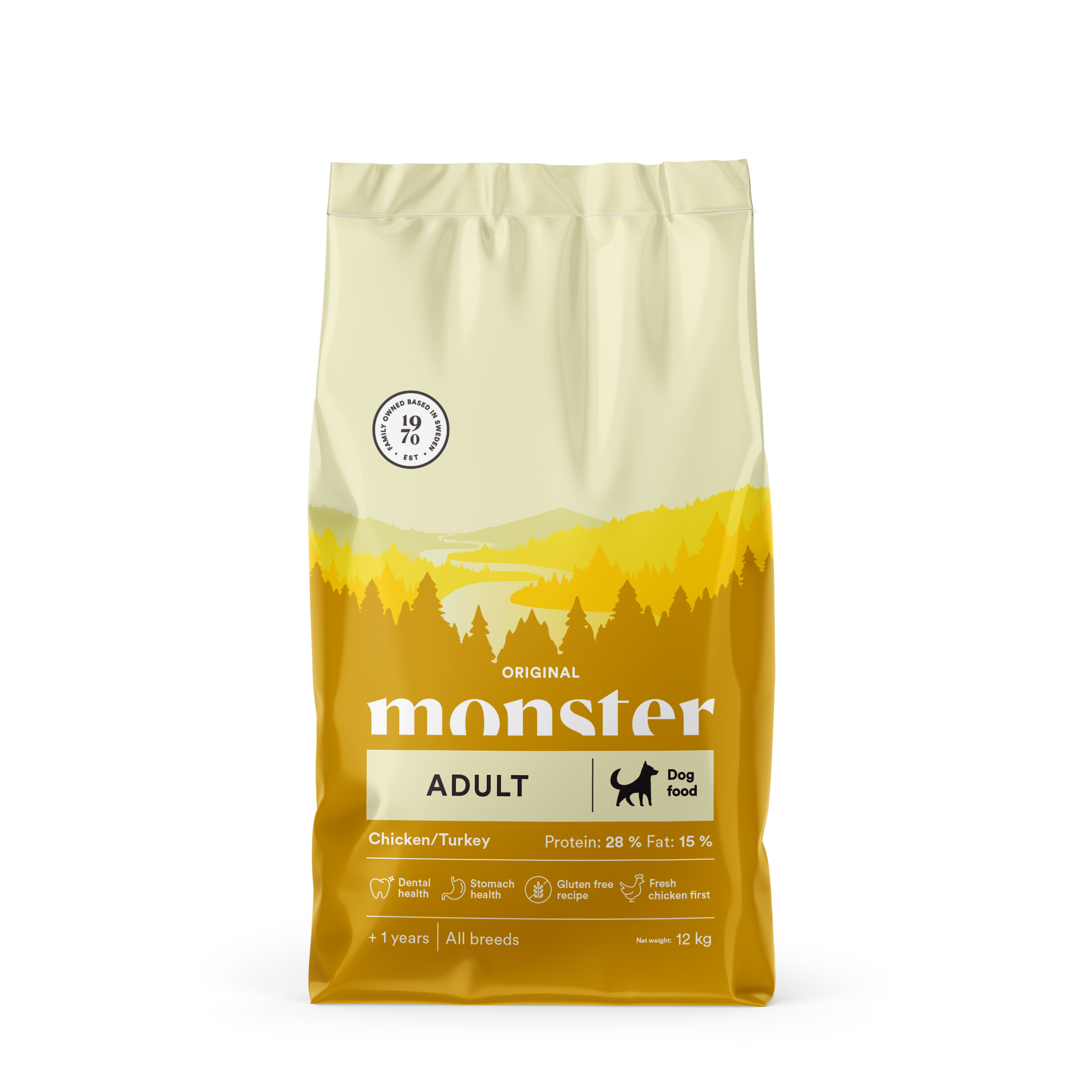 Monster Dog Original Adult Chicken/Turkey 12 kg
