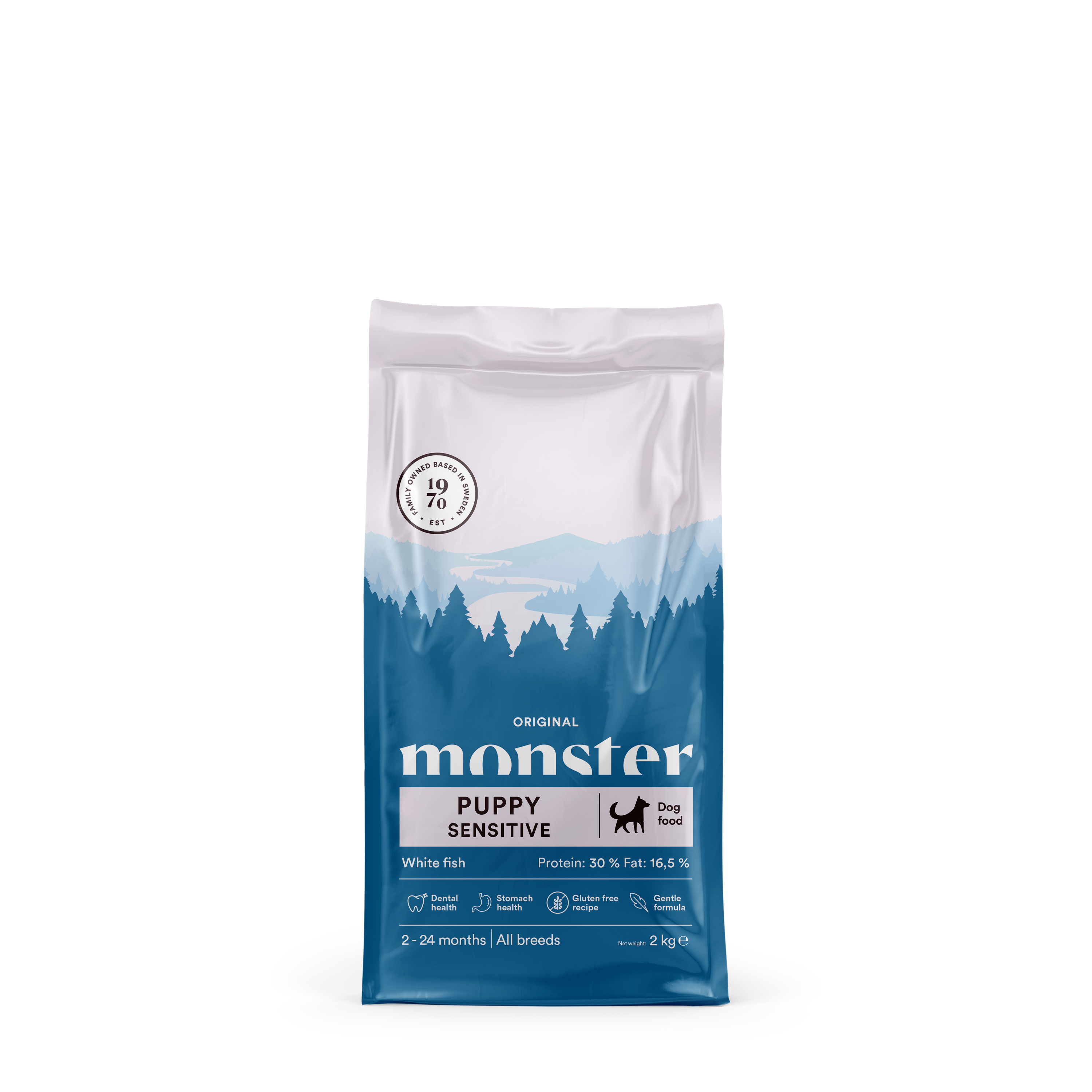 Monster Dog Original Puppy Sensitive White Fish 2 kg