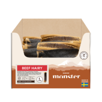 Monster Rawhide Beef Hairy Large Bulk 25 psc