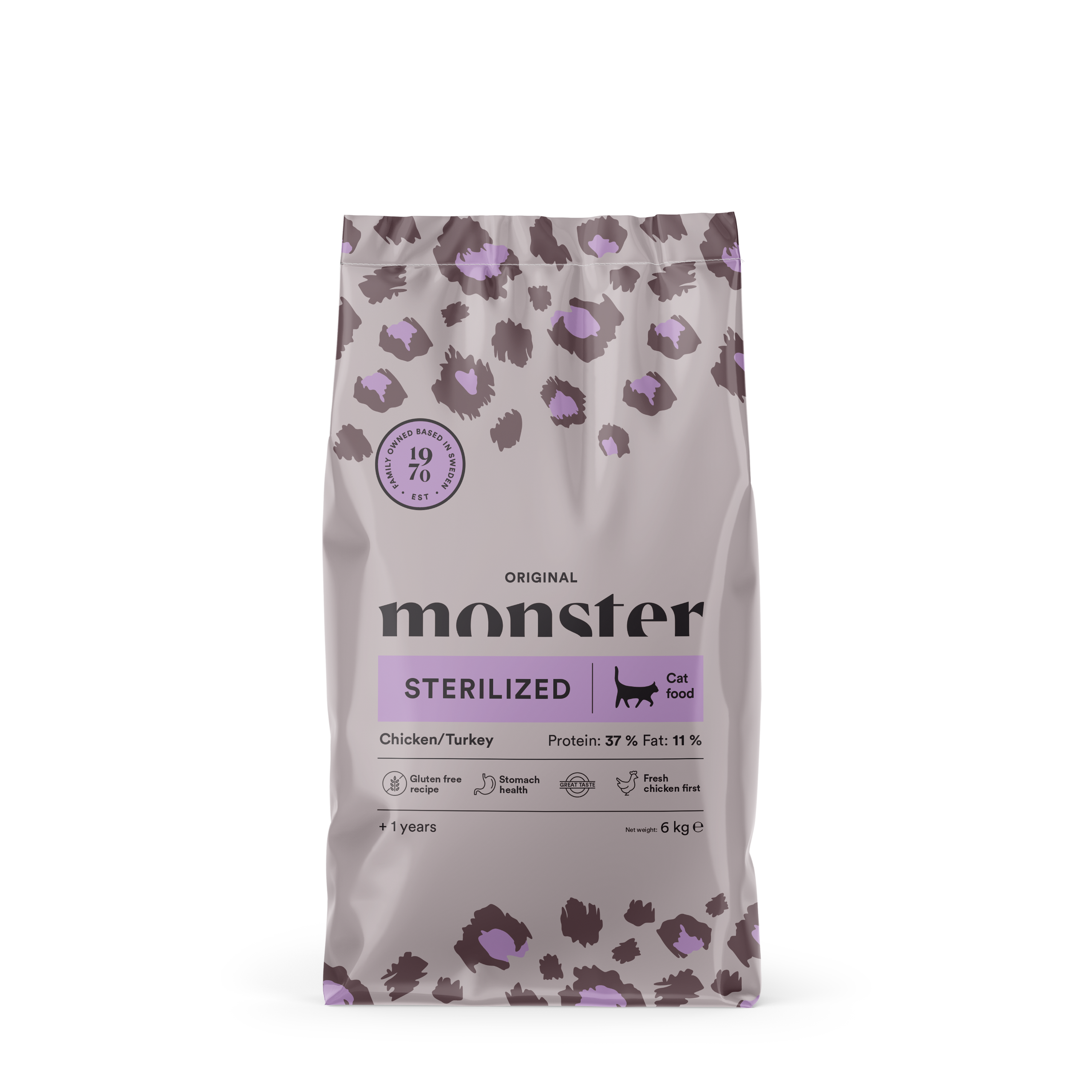 Monster Cat Original Sterilized Chicken/Turkey 6 kg