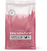 Monster Dog Grain Free Puppy S/M Turkey/Chicken 2 kg
