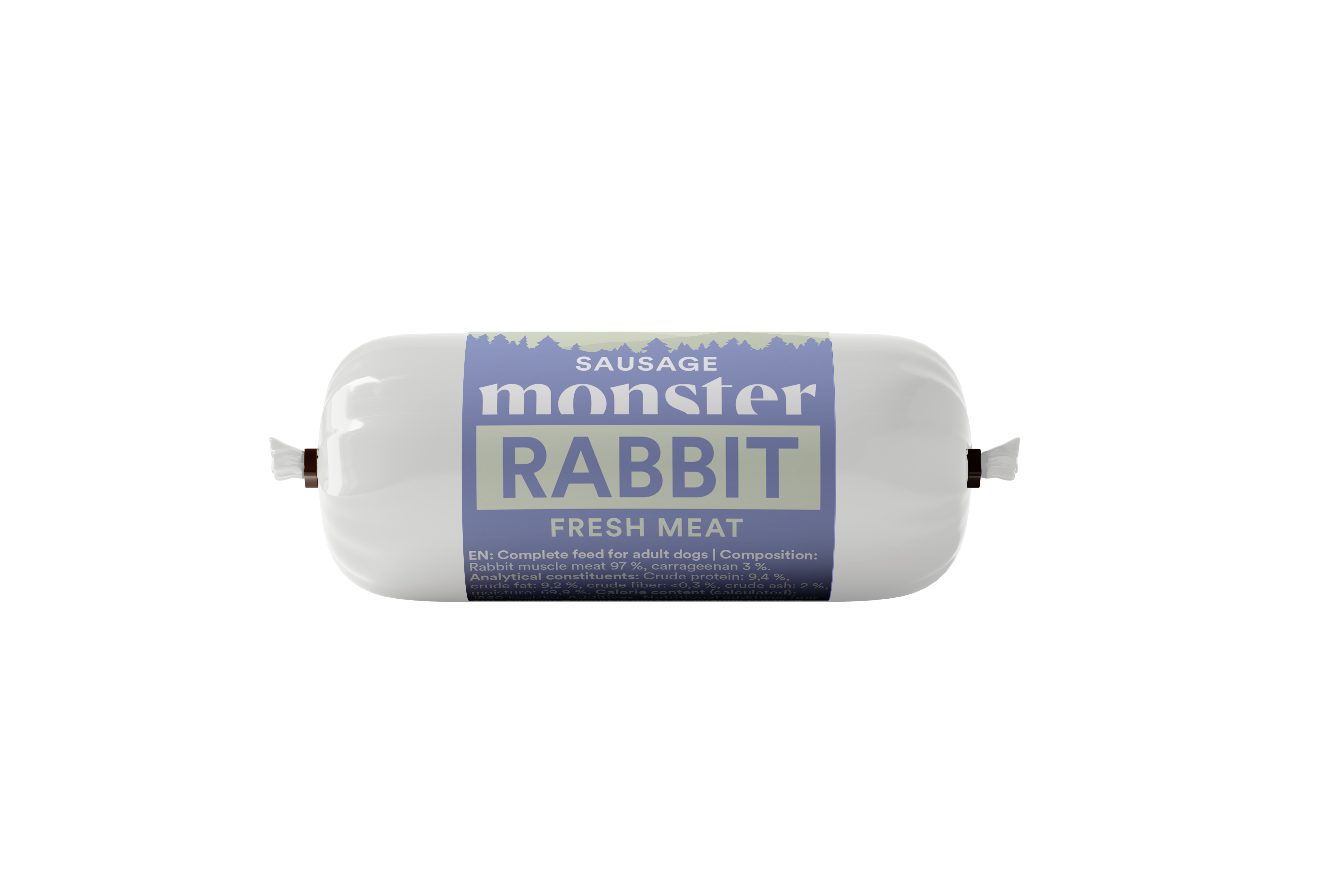 Monster Dog Sausage Rabbit 80 g (28pcs)