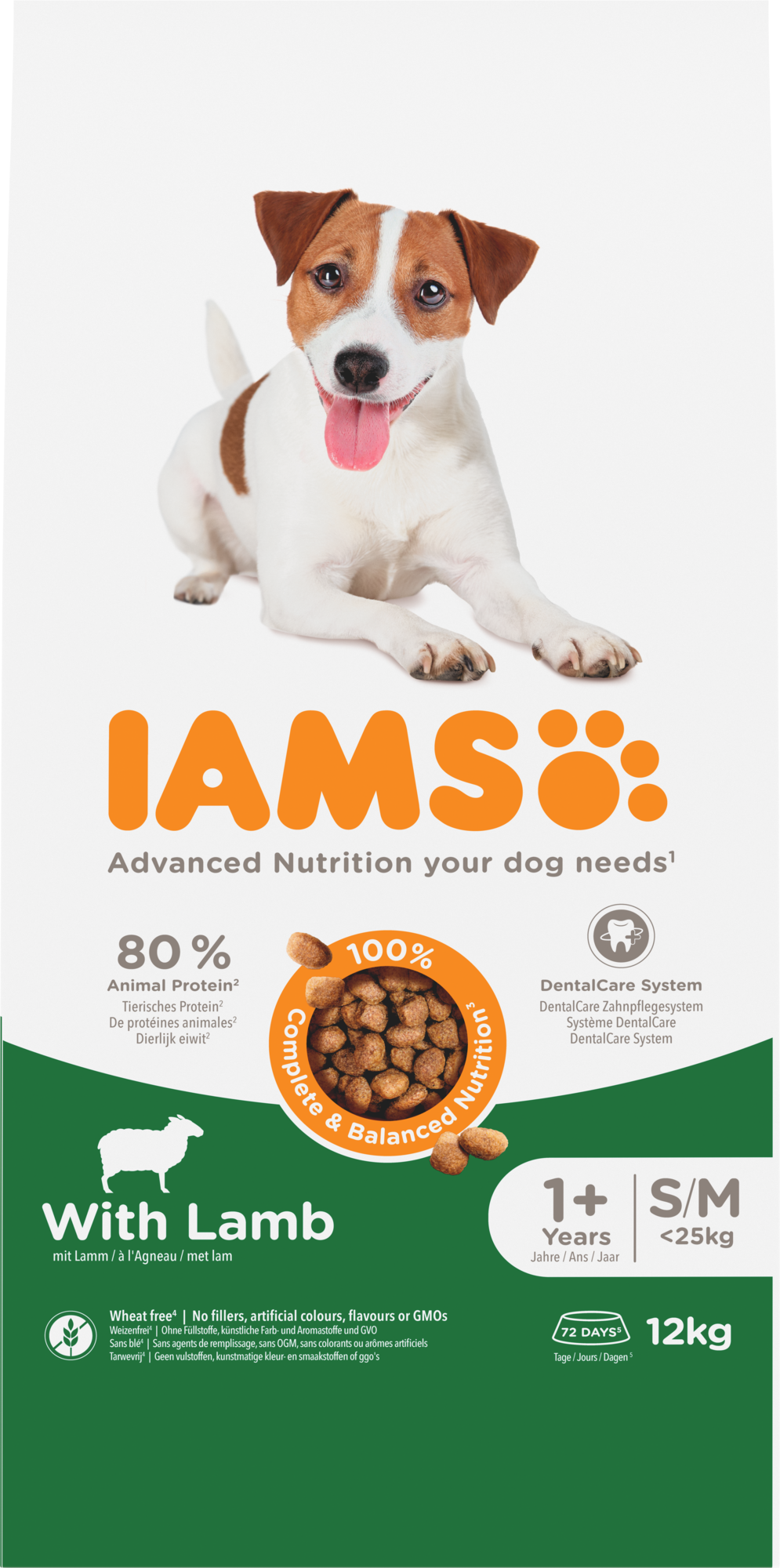 Iams Dog Small & Medium Lamb 12 kg
