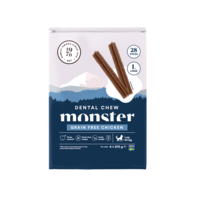 Monster Dog Dental Chew Grain Free Chicken Large Month 28 pcs 1080 g