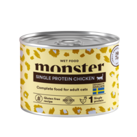 Monster Cat Adult Single Protein Chicken Can 200 g