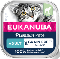 Eukanuba Cat Grain Free Adult Lamb Paté 85 g (12/ frp )