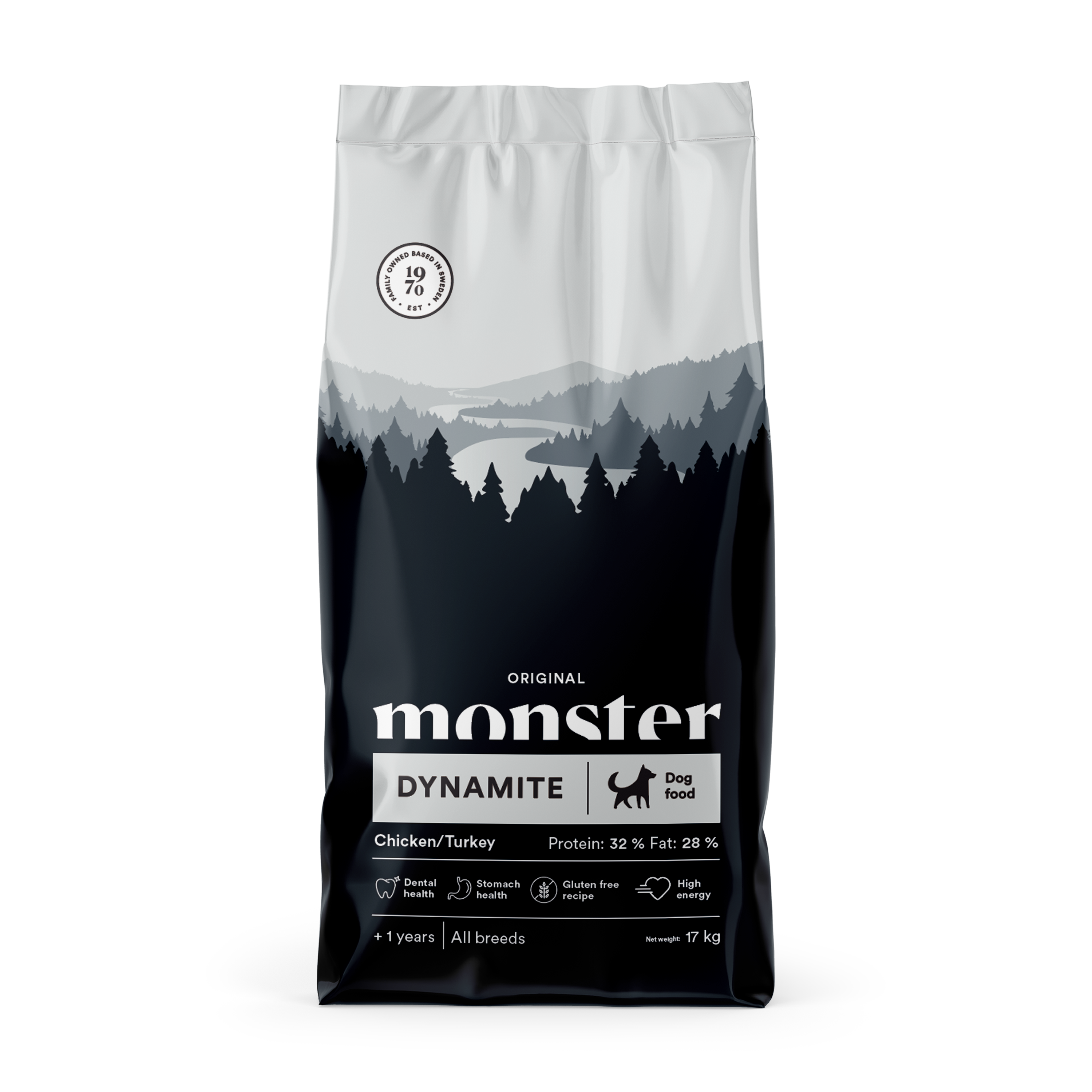Monster Dog Original Dynamite Chicken/Turkey 17 kg